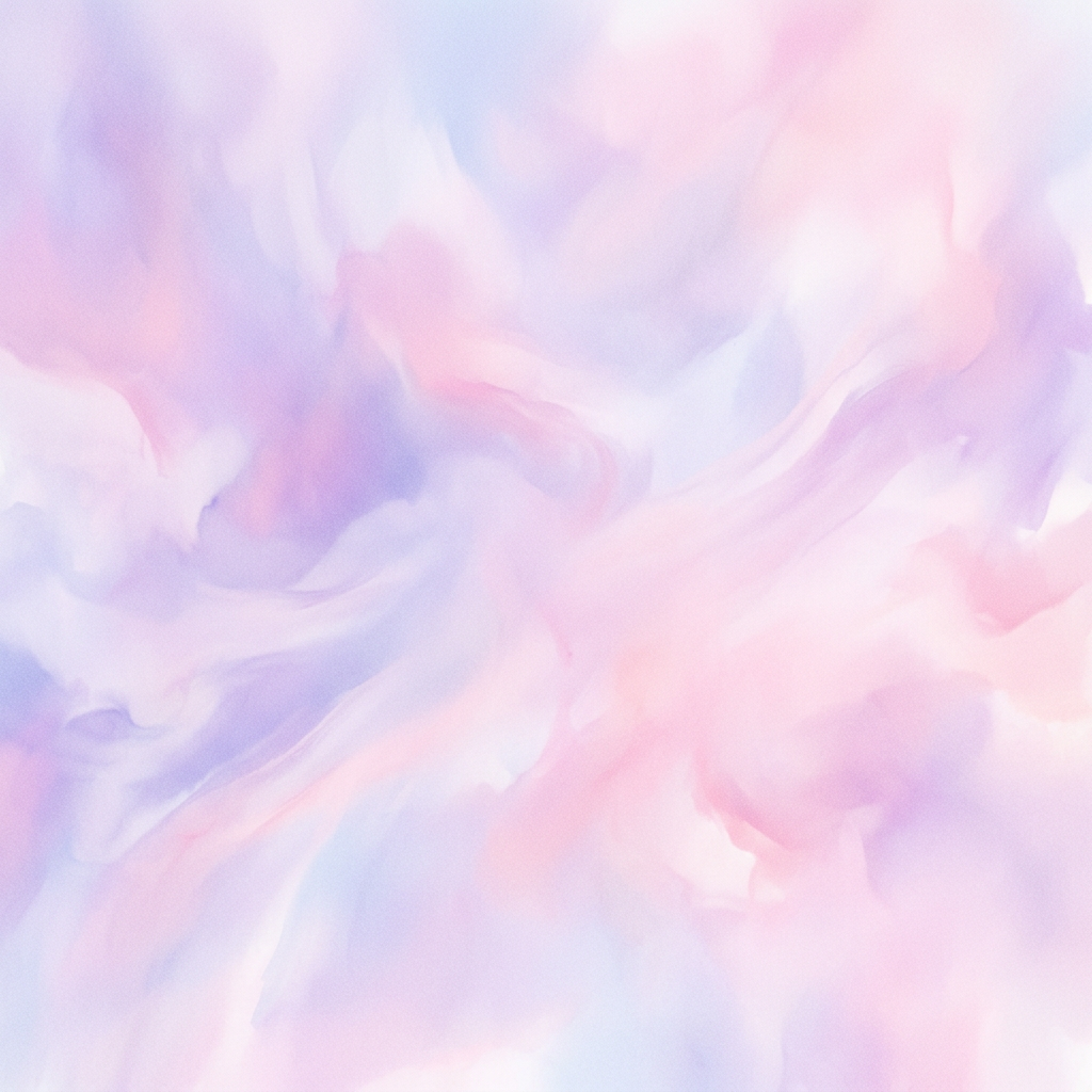 Abstract watercolor background with pastel pink, purple, and blue blending